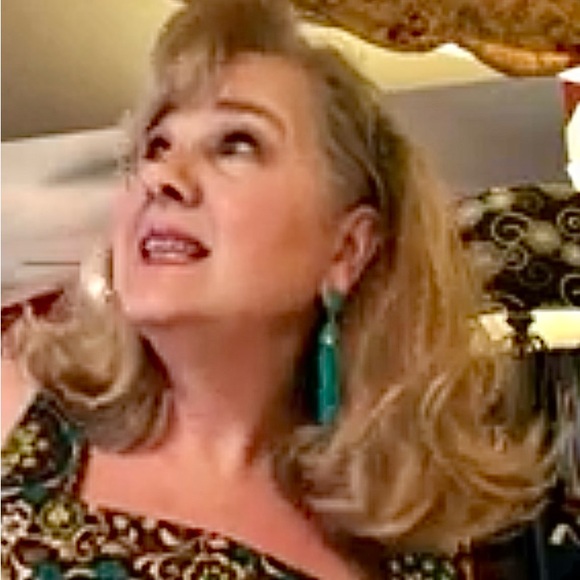 Wood Cut Out Lightweight Earrings; bundle of 2 - Picture 3 of 4